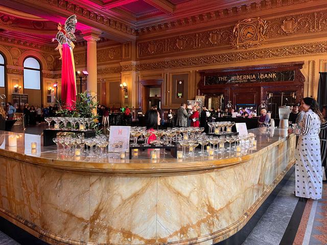 Interior bar at The Hibernia in San Francisco, CA.