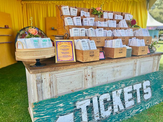 Display of snack bags full of a variety of bacon.